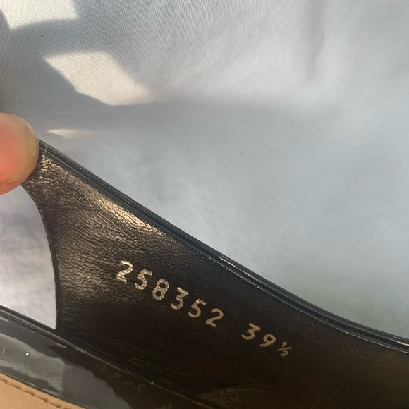 Authentic Gucci heels platform sling backs EUC - Picture 12 of 13